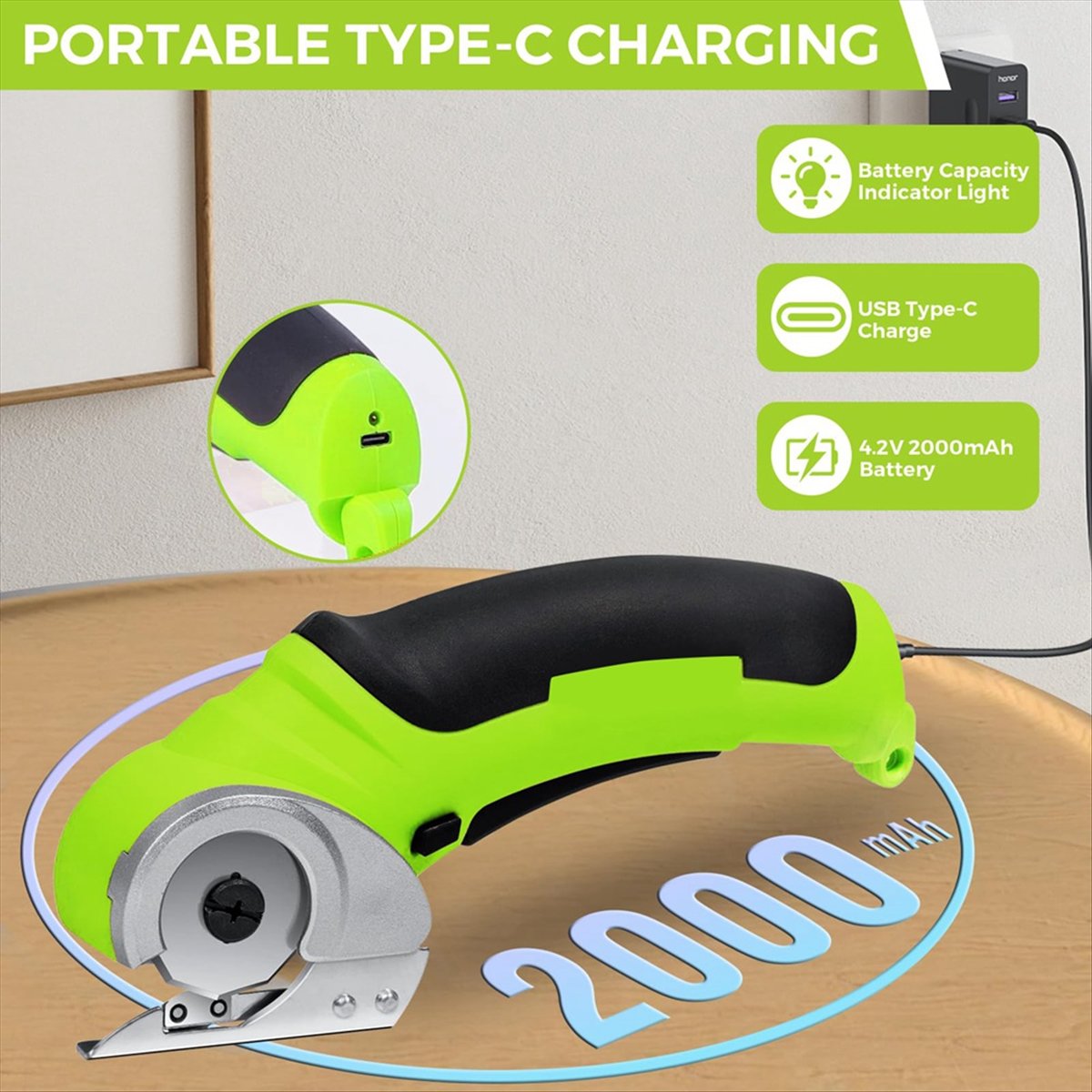 Беспроводные электрические нож – обзор и цена Rotary Cutter Fabric