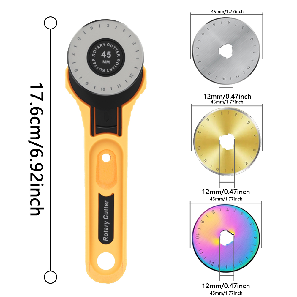 45 мм роторный резак для ткани – обзор и цена Rotary Cutter Fabric