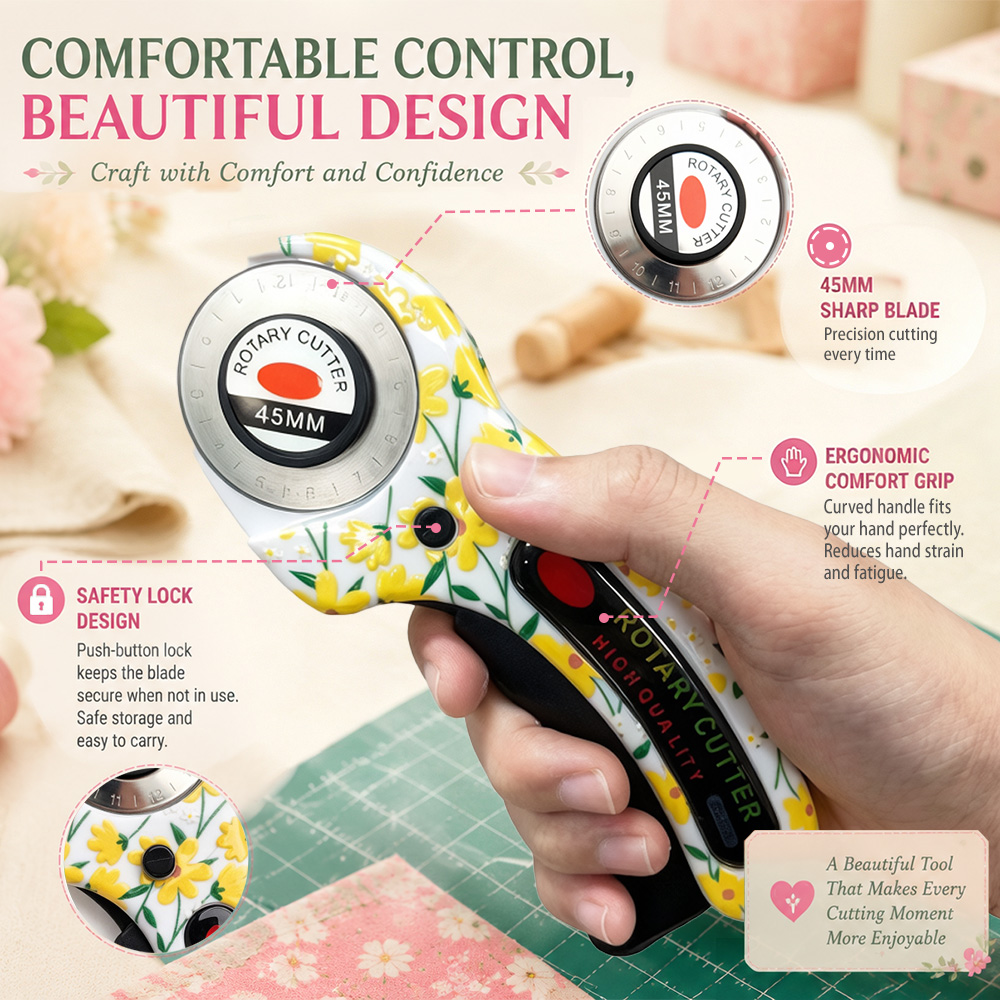 Ротационный резак 45 мм для бу – обзор и цена Rotary Cutter Fabric
