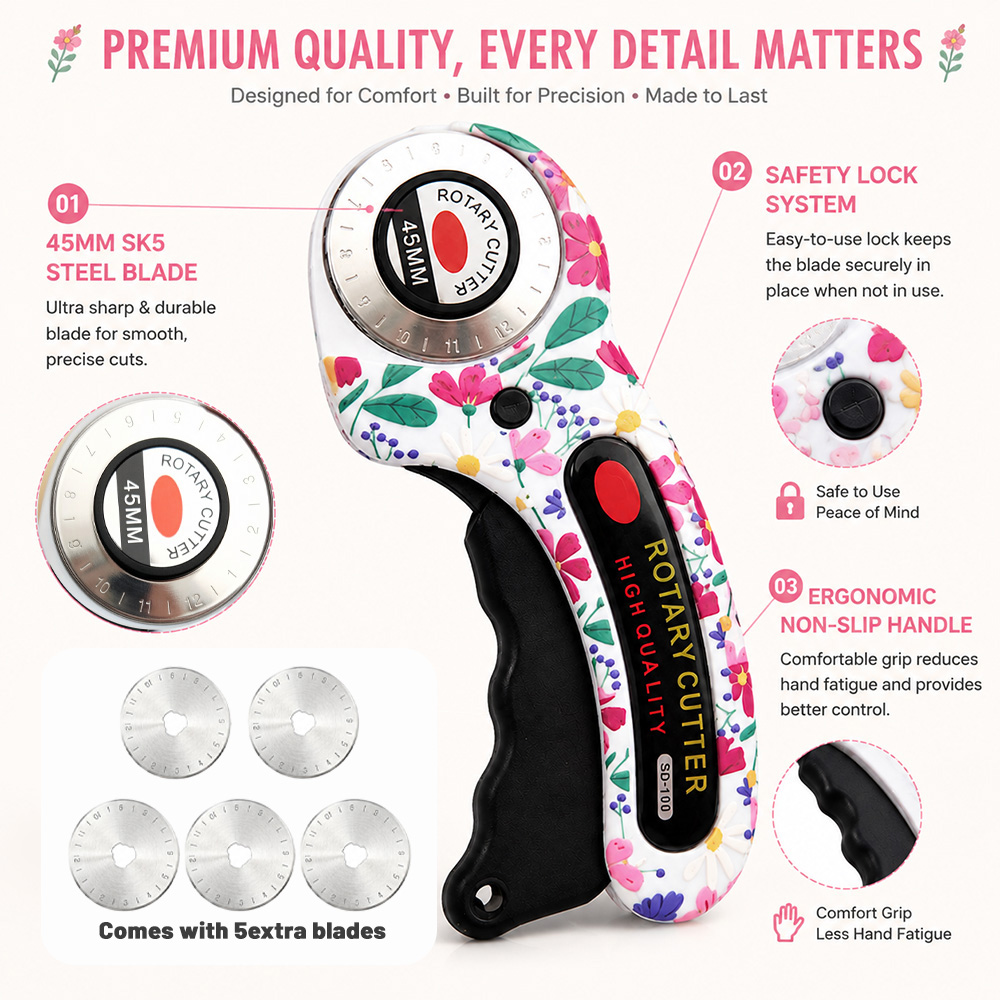 Ротационный резак 45 мм для бу – обзор и цена Rotary Cutter Fabric