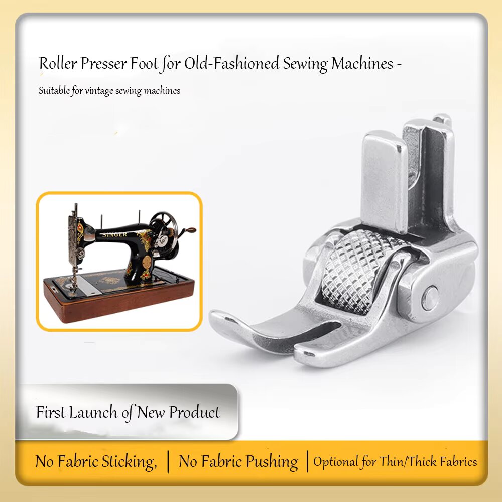 Цельностальная роликовая прижи – обзор и цена Textile Sewing Machine